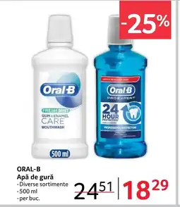 Selgros ORAL-B Apă de gură Ofertă