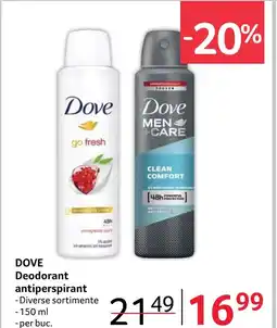 Selgros DOVE Deodorant antiperspirant Ofertă