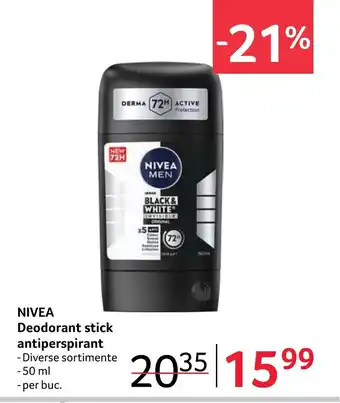 Selgros NIVEA Deodorant stick antiperspirant Ofertă