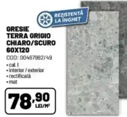 Ambient Gresie terra grigio chiaro/scuro Ofertă