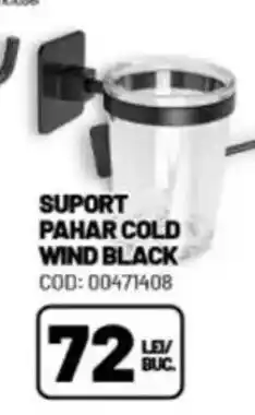 Ambient Suport pahar cold wind black Ofertă