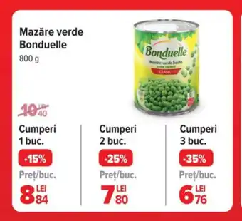 Carrefour Market Mazăre verde Bonduelle Ofertă