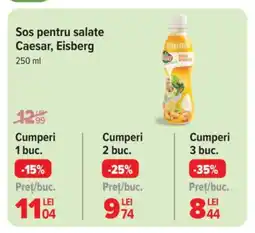 Carrefour Market Sos pentru salate Caesar, Eisberg Ofertă