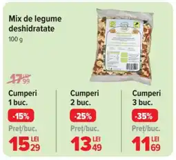 Carrefour Market Mix de legume deshidratate Ofertă