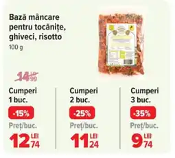 Carrefour Market Bază mâncare pentru tocănițe, ghiveci, risotto Ofertă