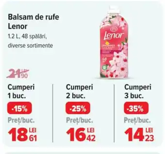 Carrefour Market Balsam de rufe Lenor Ofertă