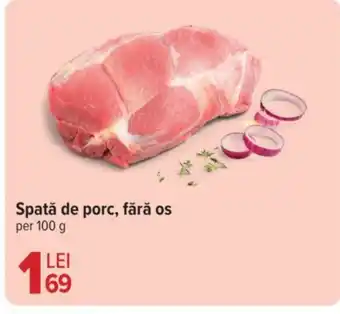 Carrefour Market Spată de porc, fără os Ofertă