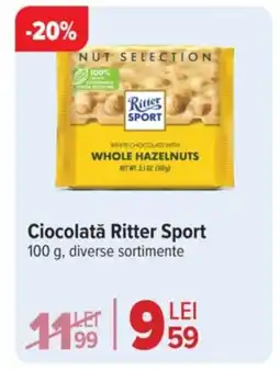 Carrefour Market Ciocolată Ritter Sport Ofertă