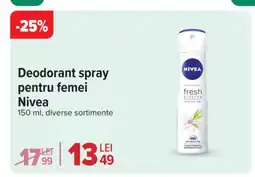 Carrefour Market Deodorant spray pentru femei Nivea Ofertă