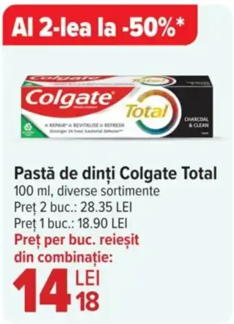 Carrefour Market Pastă de dinți Colgate Total Ofertă