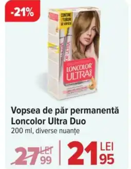 Carrefour Market Vopsea de păr permanentă Loncolor Ultra Duo Ofertă