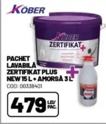 Ambient Pachet lavabila zertifikat plus new +amorsa Ofertă