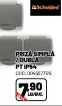 Ambient Priză simpla adubla pt IP54 Ofertă