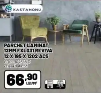 Ambient Parchet laminat 12mm fxl031 reviva 12 x 195 x 1202 AC5 Ofertă