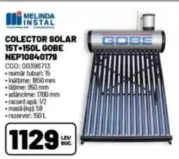 Ambient Colector solar 15t+150l gobe Ofertă