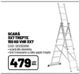 Ambient Scara 3x7 trepte 150 kg vhr 3x7 Ofertă