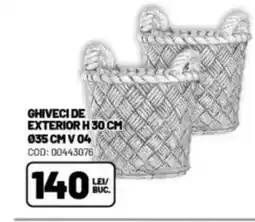 Ambient Ghiveci de exterior h 30 cm Ofertă