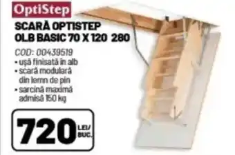 Ambient Scara optistep olb basic 70 x 120 280 Ofertă