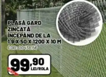 Ambient Plasa gard zincata Ofertă