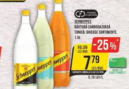 Mega Image SCHWEPPES Băutură carbogazoasă tonică Ofertă