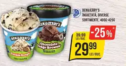 BEN &JERRY'S Înghețată