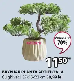 JYSK Brynjar plantă artificială Ofertă