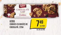 Mega Image KITBIS Cookies cu bucăți de ciocolată Ofertă