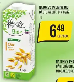 Mega Image NATURE'S PROMISE BIO Băutură uht, din ovăz Ofertă