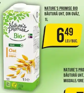 Mega Image NATURE'S PROMISE BIO Băutură uht, din ovăz Ofertă