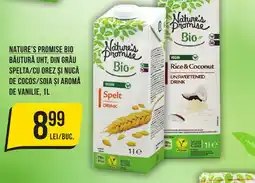 Mega Image NATURE'S PROMISE BIO Băutură uht, din grâu spelta Ofertă