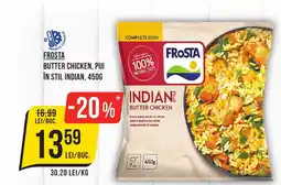 Mega Image FROSTA Butter chicken, pui în stil indian Ofertă