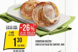 Mega Image EUROPEAN PASTRY Chiflă cu fulgi de cartofi Ofertă