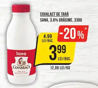 Mega Image COVALACT DE ŢARĂ Sana, 3.6% grasime Ofertă