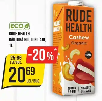 Mega Image RUDE HEALTH Băutură bio, din caju Ofertă