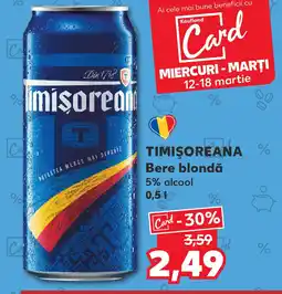 Kaufland TIMIŞOREANA Bere blondă Ofertă