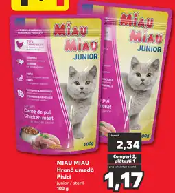 Kaufland MIAU MIAU Hrană umedă Pisici Ofertă