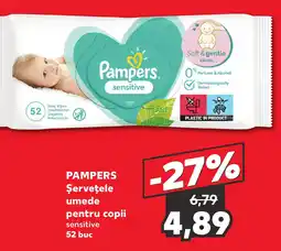 Kaufland PAMPERS Şerveţele umede pentru copii Ofertă