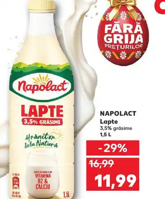 Kaufland NAPOLACT Lapte Ofertă