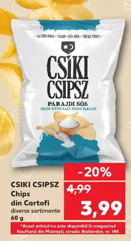 Kaufland CSIKI CSIPSZ Chips din Cartofi Ofertă