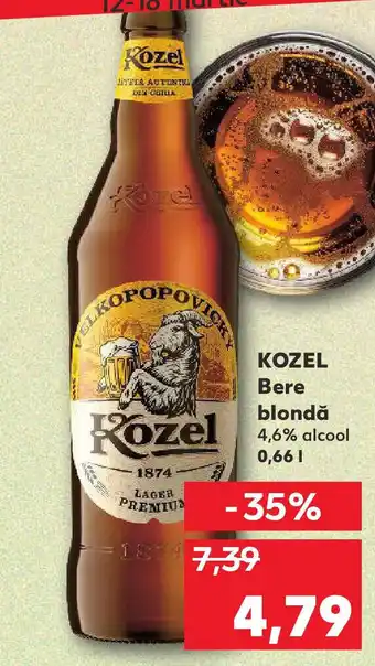 Kaufland KOZEL Bere blondă Ofertă