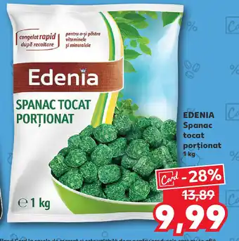 Kaufland EDENIA Spanac tocat porţionat Ofertă