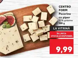 Kaufland CENTRO FORM Pecorino cu piper Ofertă