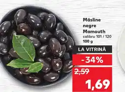 Kaufland Măsline negre Mamouth Ofertă