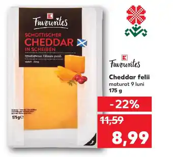 Kaufland Cheddar felii Ofertă