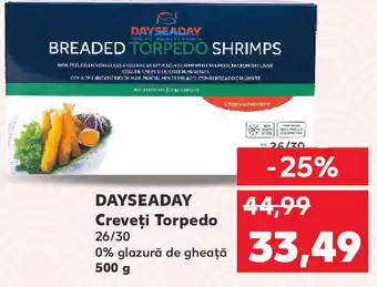 Kaufland DAYSEADAY Creveţi Torpedo Ofertă