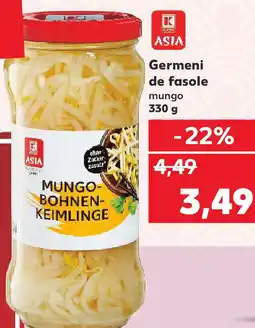 Kaufland Germeni de fasole mungo Ofertă