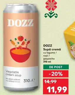 Kaufland DOZZ Supă cremă cu legume / roșii / gazpacho Ofertă