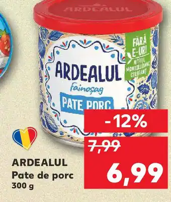 Kaufland ARDEALUL Pate de porc Ofertă