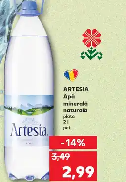 Kaufland ARTESIA Apă minerală naturală Ofertă