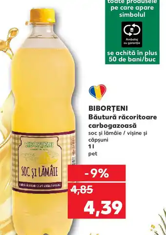 Kaufland BIBORȚENI Băutură răcoritoare carbogazoasă Ofertă